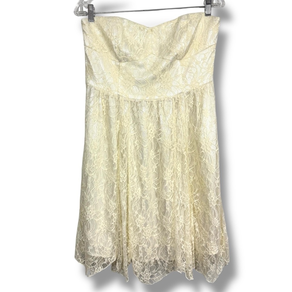 Thistlepearl Cream Lace Dress